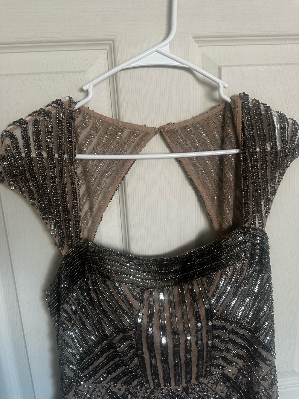 Adrianna Papell  Evening Gown with Sequin Detail size 10 - Picture 3 of 14